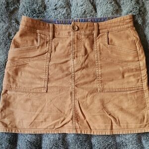 Prana Tan Mini Cargo Skirt Casual